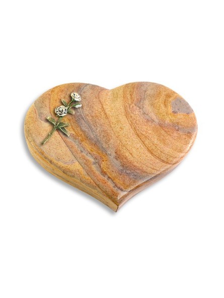 Grabstein Coeur/Rainbow Rose 8 (Color)