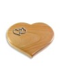 Grabstein Coeur/Woodland Herzen (Alu)