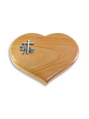 Grabstein Coeur/Woodland Kreuz 1 (Alu)