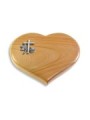 Grabstein Coeur/Woodland Kreuz 1 (Alu)