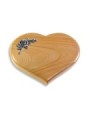 Grabstein Coeur/Woodland Rose 1 (Alu)