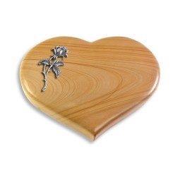 Grabstein Coeur/Woodland Rose 2 (Alu)