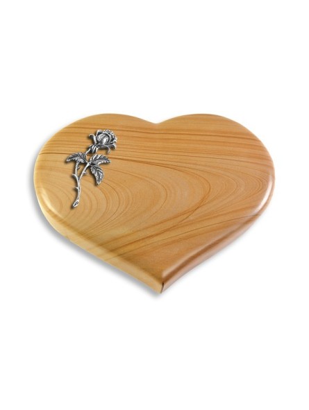 Grabstein Coeur/Woodland Rose 2 (Alu)