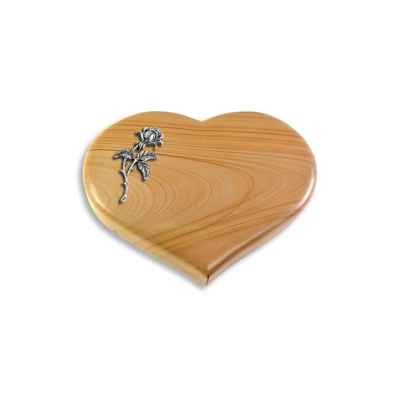 Grabstein Coeur/Woodland Rose 2 (Alu)