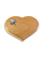 Grabstein Coeur/Woodland Rose 3 (Alu)