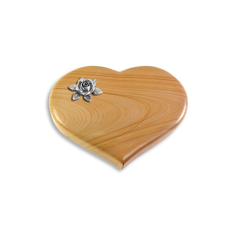 Grabstein Coeur/Woodland Rose 4 (Alu)