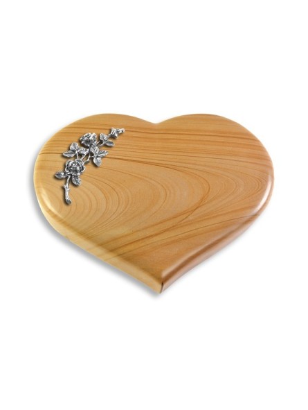 Grabstein Coeur/Woodland Rose 5 (Alu)