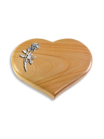 Grabstein Coeur/Woodland Rose 6 (Alu)