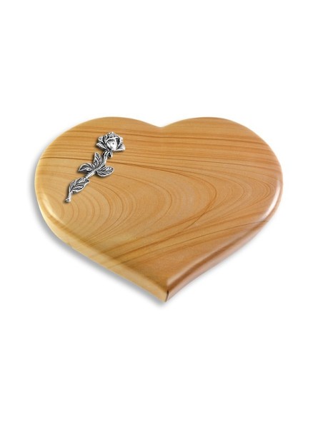 Grabstein Coeur/Woodland Rose 7 (Alu)