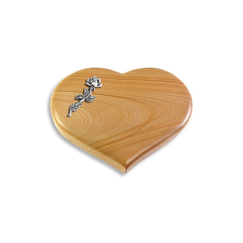 Grabstein Coeur/Woodland Rose 7 (Alu)