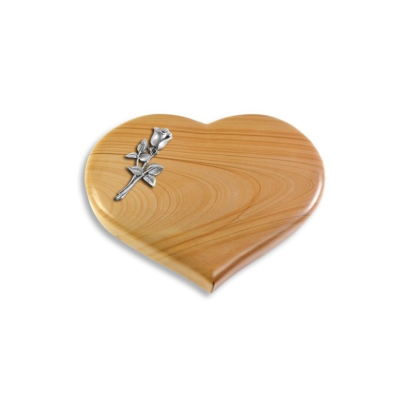 Grabstein Coeur/Woodland Rose 8 (Alu)