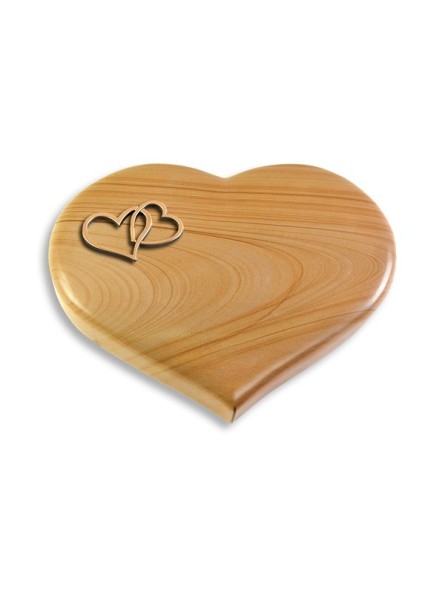 Grabstein Coeur/Woodland Herzen (Bronze)