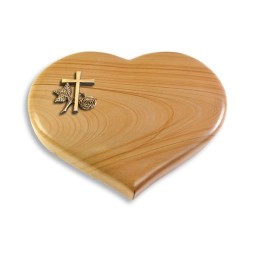 Grabstein Coeur/Woodland Kreuz 1 (Bronze)