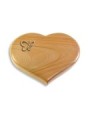 Grabstein Coeur/Woodland Papillon (Bronze)
