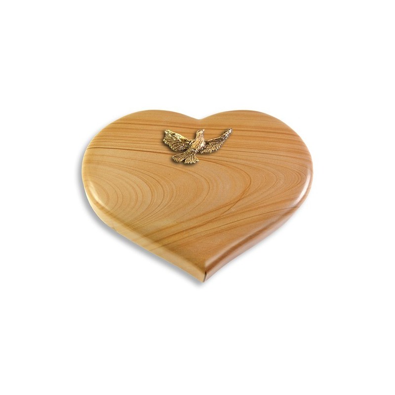Grabstein Coeur/Woodland Taube (Bronze)