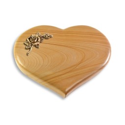 Grabstein Coeur/Woodland Rose 1 (Bronze)