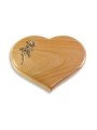 Grabstein Coeur/Woodland Rose 2 (Bronze)