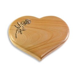 Grabstein Coeur/Woodland Rose 6 (Bronze)