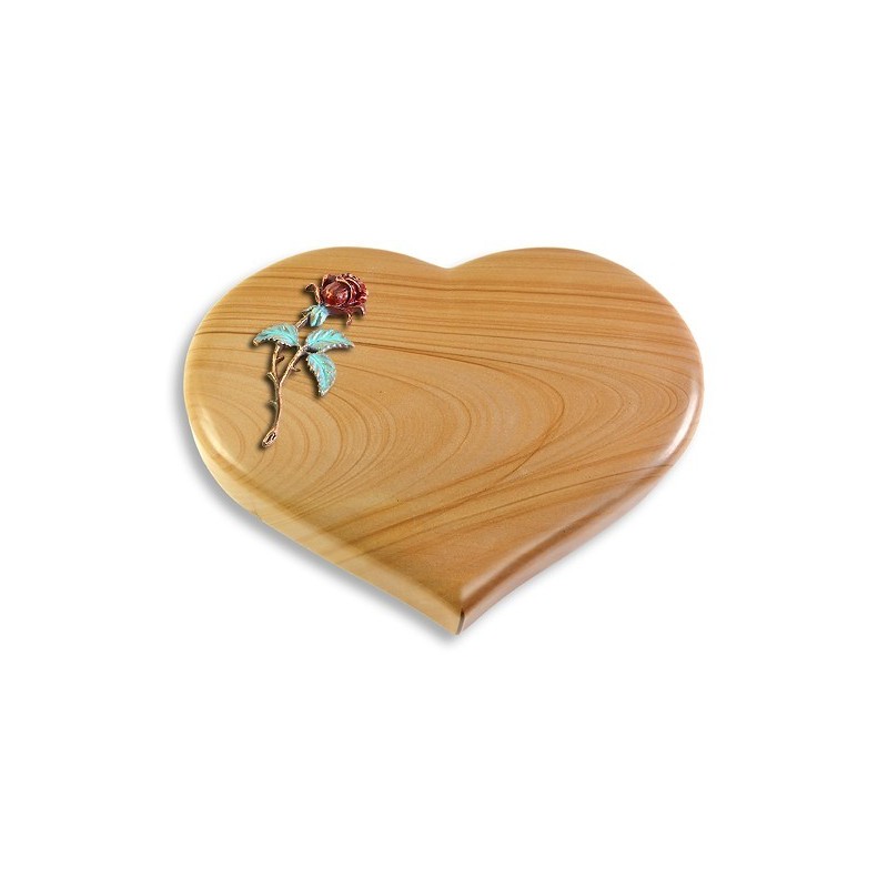Grabstein Coeur/Woodland Rose 2 (Color)