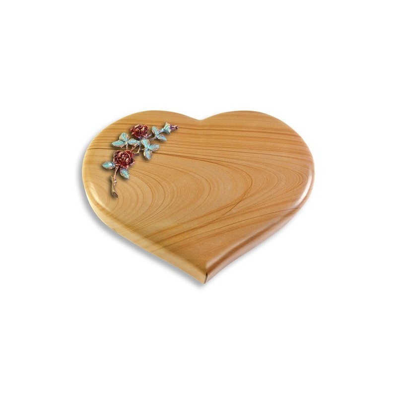 Grabstein Coeur/Woodland Rose 3 (Color)