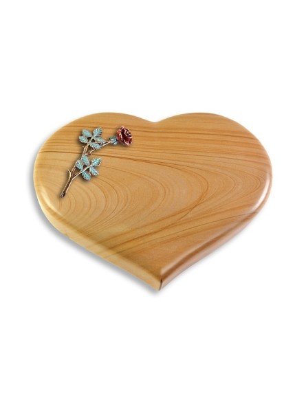 Grabstein Coeur/Woodland Rose 4 (Color)