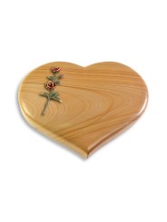 Grabstein Coeur/Woodland Rose 6 (Color)
