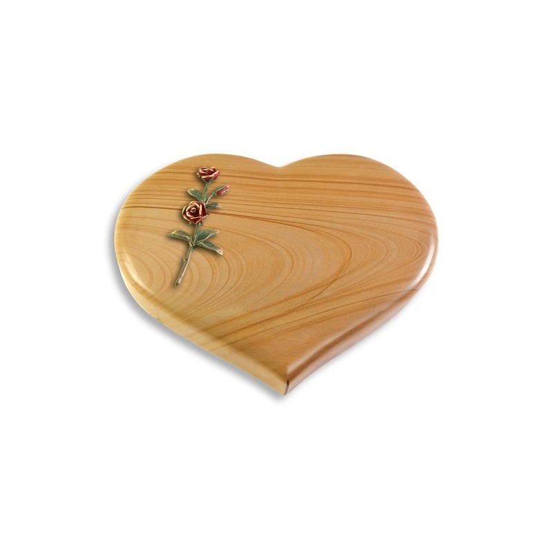Grabstein Coeur/Woodland Rose 6 (Color)