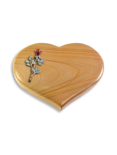 Grabstein Coeur/Woodland Rose 7 (Color)