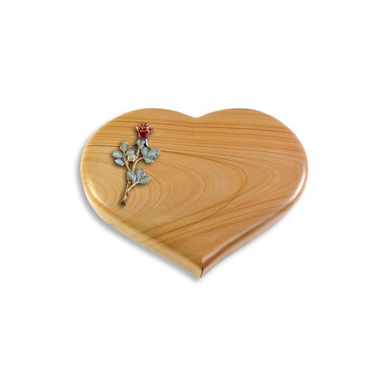 Grabstein Coeur/Woodland Rose 7 (Color)