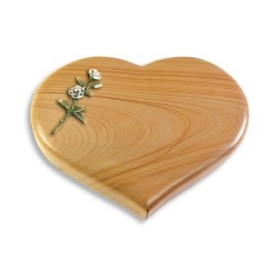 Grabstein Coeur/Woodland Rose 8 (Color)