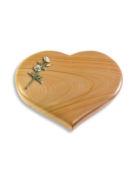 Grabstein Coeur/Woodland Rose 8 (Color)