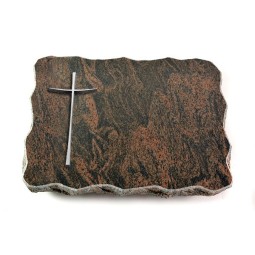 Grabplatte Barap Pure Kreuz 2 (Alu)