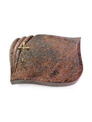 Grabstein Eterna/Paradiso Kreuz/Ähren (Bronze)