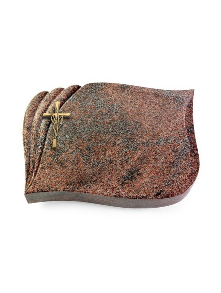 Grabstein Eterna/Paradiso Kreuz/Ähren (Bronze)