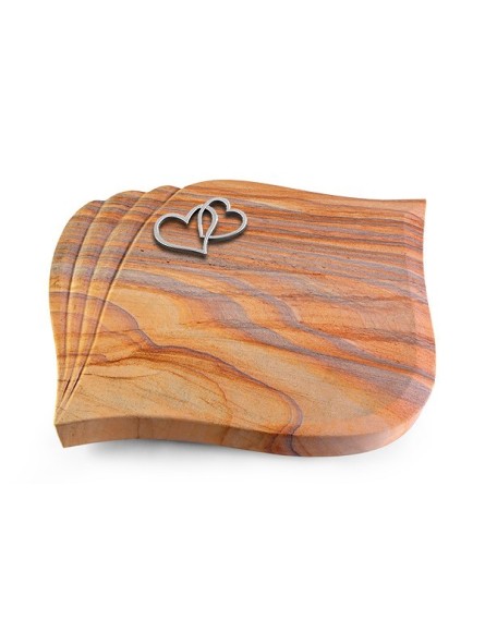 Grabstein Eterna/Rainbow Herzen (Alu)