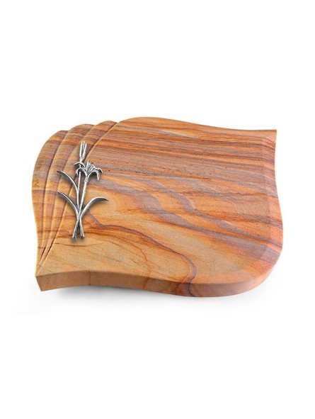 Grabstein Eterna/Rainbow Lilienzweig (Alu)