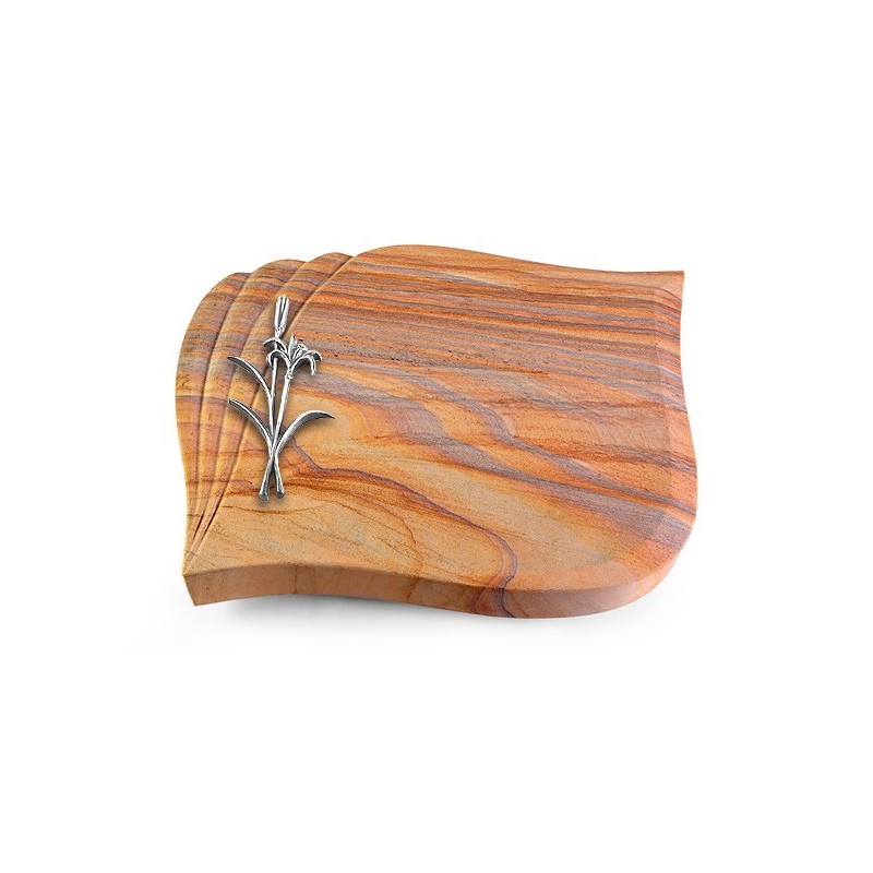 Grabstein Eterna/Rainbow Lilienzweig (Alu)