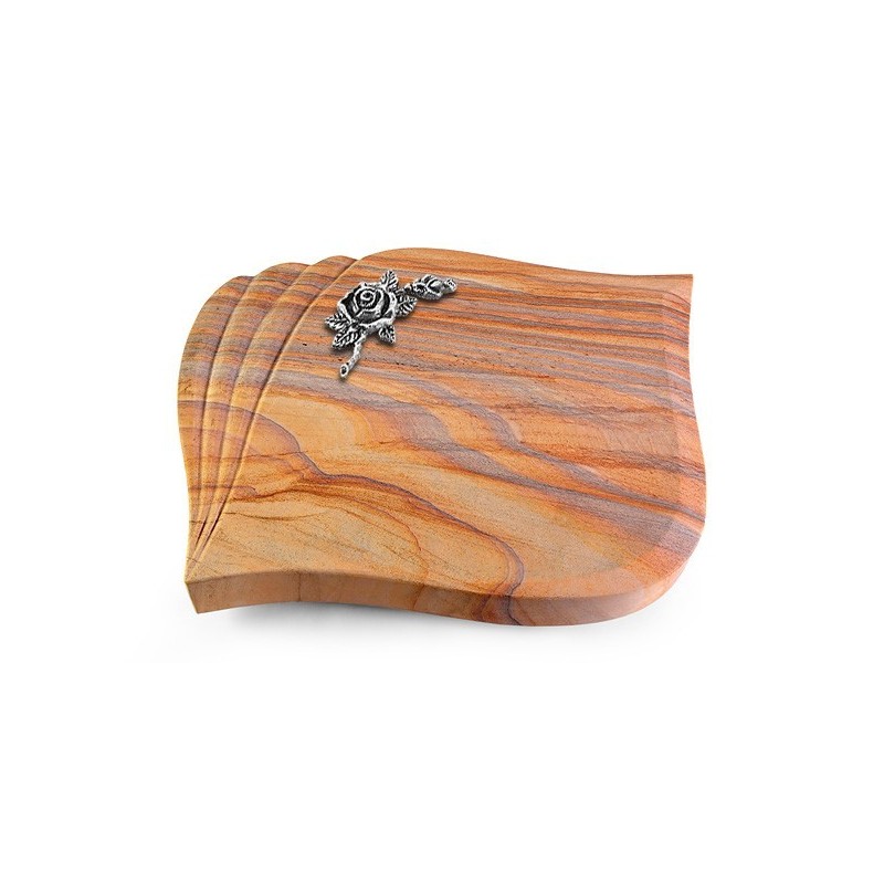 Grabstein Eterna/Rainbow Rose 1 (Alu)