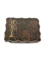 Grabplatte Barap Pure Ähren 2 (Bronze)