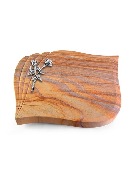 Grabstein Eterna/Rainbow Rose 10 (Alu)