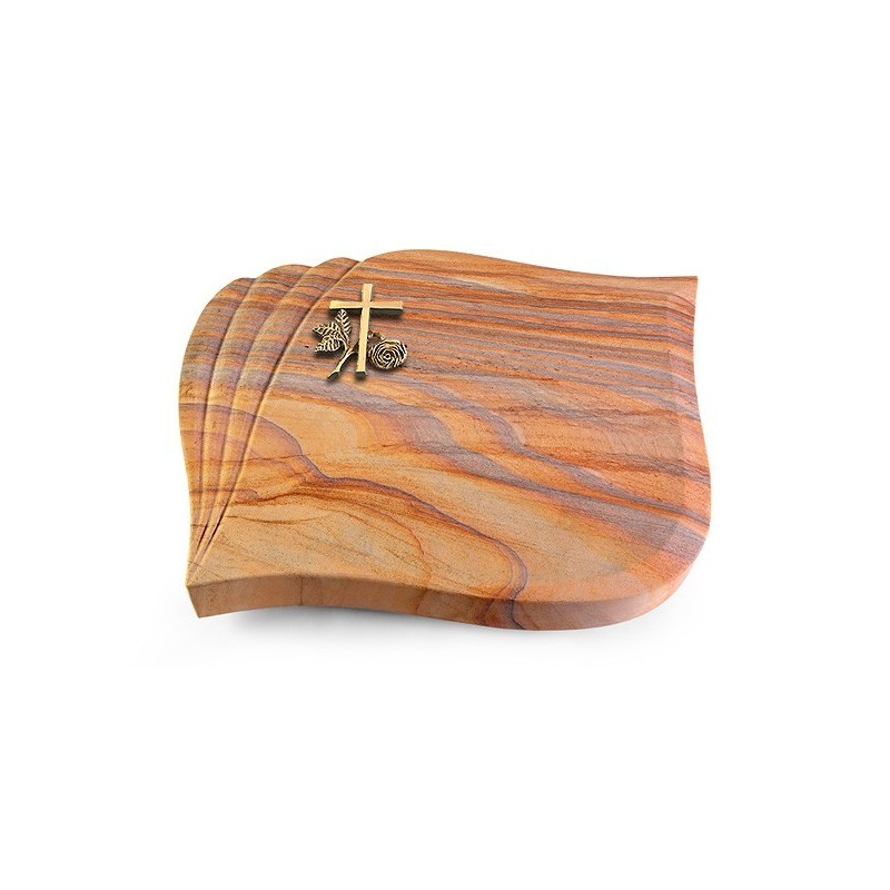 Grabstein Eterna/Rainbow Kreuz 1 (Bronze)
