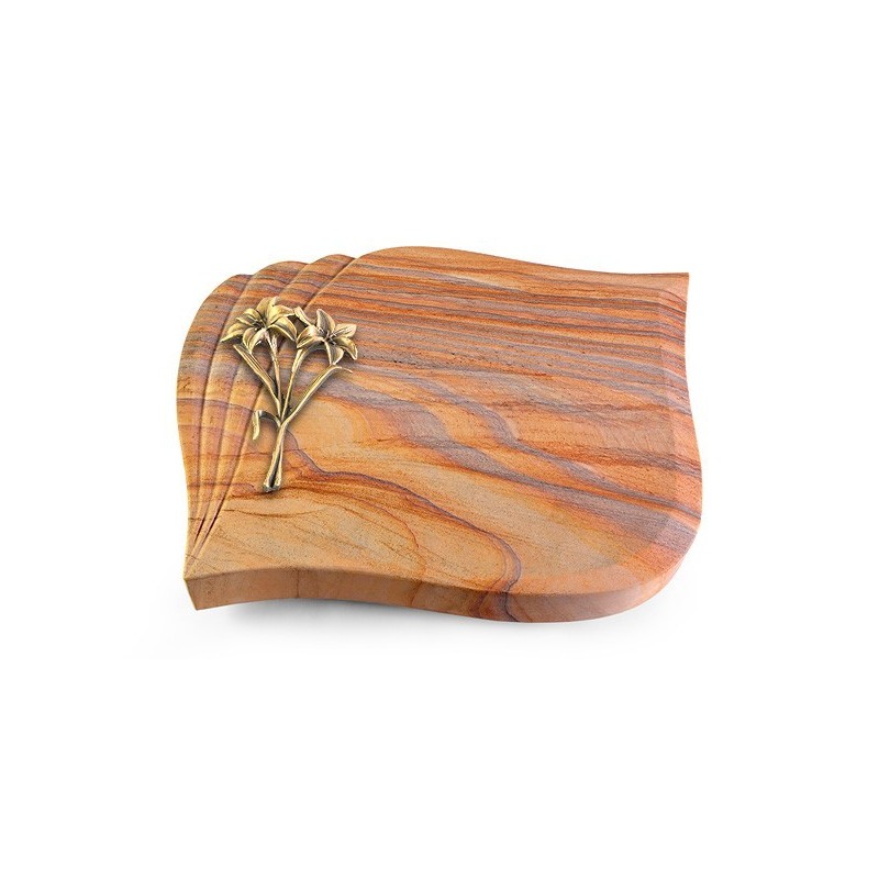 Grabstein Eterna/Rainbow Lilie (Bronze)