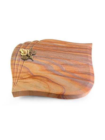 Grabstein Eterna/Rainbow Rose 3 (Bronze)