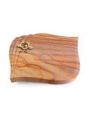 Grabstein Eterna/Rainbow Rose 4 (Bronze)