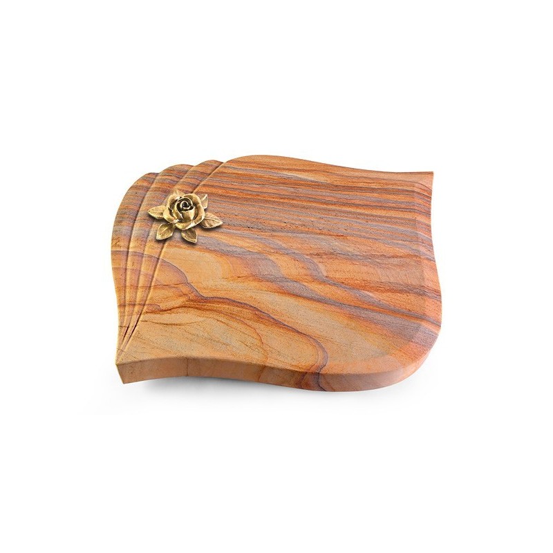 Grabstein Eterna/Rainbow Rose 4 (Bronze)