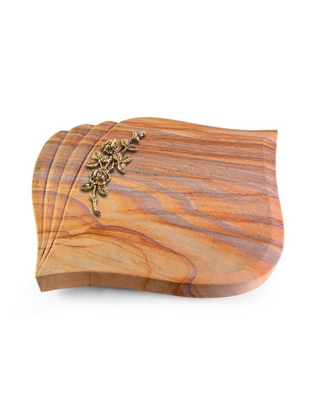 Grabstein Eterna/Rainbow Rose 5 (Bronze)