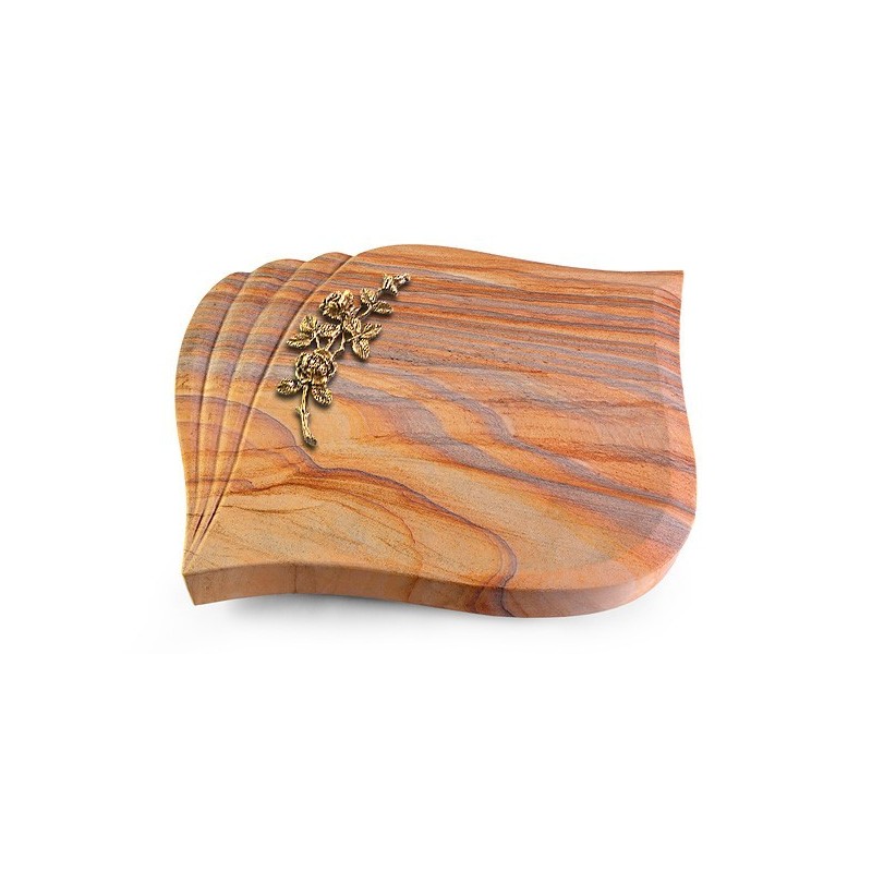 Grabstein Eterna/Rainbow Rose 5 (Bronze)
