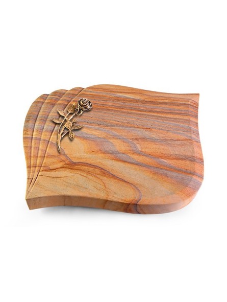 Grabstein Eterna/Rainbow Rose 6 (Bronze)