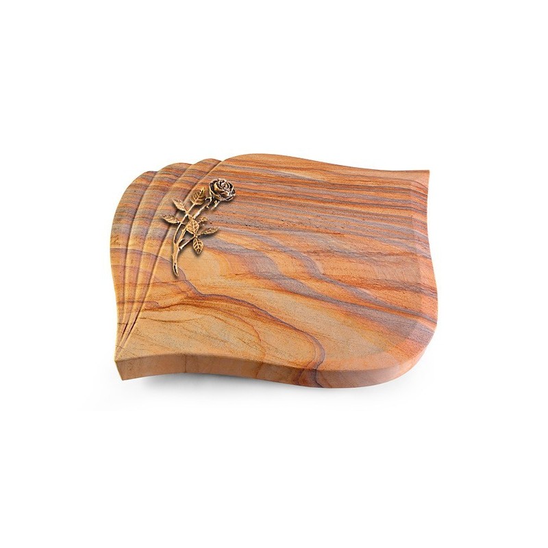 Grabstein Eterna/Rainbow Rose 6 (Bronze)