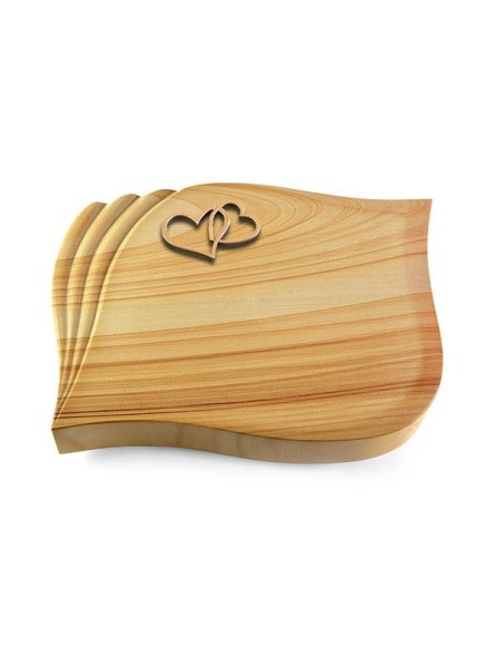 Grabstein Eterna/Woodland Herzen (Bronze)